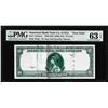 Image 1 : 1929 10 Unit American Bank Note Co. "Test Note" PMG Choice Uncirculated 63EPQ