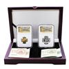 Image 1 : 2012 China 50 Yuan Gold & 3 Yuan Silver Panda Set NGC PF69 Ultra Cameo W/Box & COA's