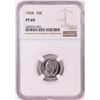 Image 1 : 1954 Proof Roosevelt Dime Coin NGC PF69