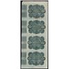 Image 2 : Uncut Sheet of (4) State of Louisiana Baby Bond Obsolete Notes