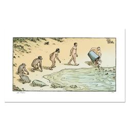 Dan Piraro Bizarro "Evolution Trash" Limited Edition Giclee