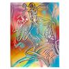 Image 1 : Mark Kostabi "Sexting (Primary Explosion)" Original Mixed Media Painting