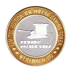 .999 Silver Westward Ho Casino Las Vegas, NV $10 Casino Limited Edition Gaming Token