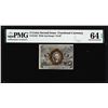 Image 1 : 1863 Five Cents Second Issue Fractional Note Fr.1233 PMG Choice Uncirculated 64EPQ