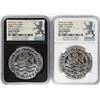 Image 1 : Lot of (2) 2018 Netherlands 1 oz. Silver Lion Dollar Coins NGC Gem Proof First Release