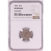 Image 1 : 1866 Three Cent Nickel Coin NGC XF Details