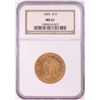1895 $10 Liberty Head Eagle Coin NGC MS61