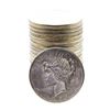 Roll of (20) 1923-S $1 Peace Silver Dollar Coins