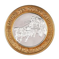 .999 Silver Red Garter Hotel Wendover, NV $10 Limited Edition Gaming Token