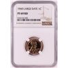 Image 1 : 1960 Large Date Proof Lincoln Memorial Cent Coin NGC PF69RD