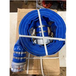 FT.MAC: PROCORE 4IN X 100FT  BLUE LAYFLAT HOSE