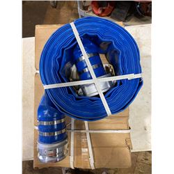 FT.MAC: PROCORE 4IN X 100FT  BLUE LAYFLAT HOSE