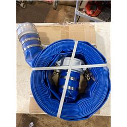 FT.MAC: PROCORE 4IN X 50FT  BLUE LAYFLAT HOSE