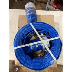 FT.MAC: PROCORE 4IN X 50FT  BLUE LAYFLAT HOSE