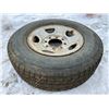 Image 4 : FT.MAC: LOT OF 3 ASSORTED TIRES & 1 RIM