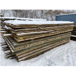 FT.MAC: LOT OF 10 SWAMP MATS - 8’ x 14’ WOOD