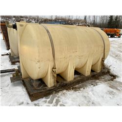FT.MAC: 1200 GALLON WATER TANK ON SKID