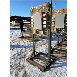 FT.MAC: TEMPORARY POWER PANEL C/W TEN 120 VOLT,