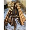 Image 1 : FT.MAC: LOT OF 14 ASSORTED SCREW PILES & PIPE, 7"