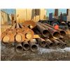 Image 2 : FT.MAC: LOT OF 14 ASSORTED SCREW PILES & PIPE, 7"