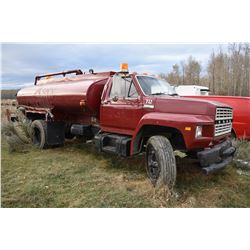 STURG.CNTY: 1980 FORD F700 WATER TRUCK, 370-2V GAS