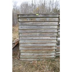 STURG.CNTY: LOT OF 14 PARTITION WALLS, 4’ X 8’ X 4”