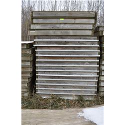 STURG.CNTY: LOT OF 17 PARTITION WALLS, 4’ X 8’ X 4”