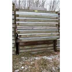 STURG.CNTY: LOT OF 12 PARTITION WALLS, 4’ X 8’ X 4”