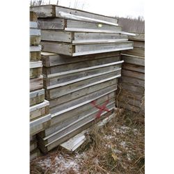 STURG.CNTY: LOT OF 15 PARTITION WALLS, 4’ X 8’ X 4”