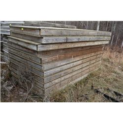 STURG.CNTY: LOT OF 11 PARTITION WALLS, 4’ X 8’ X 4”