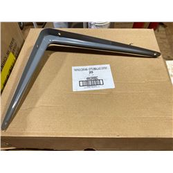 FT.MAC: METAL SHELF BRACKETS 8” x 10”, APPROX 380