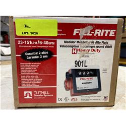 FT.MAC: FILL-RITE HEAVY DUTY FUEL METER, 6-40 GPM