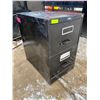 Image 1 : FT.MAC: 2 DRAWER BLACK METAL FILING CABINET