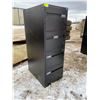 Image 1 : FT.MAC: 4 DRAWER BLACK METAL FILING CABINET