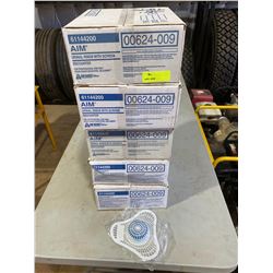 FT.MAC: 5 BOXES OF URINAL RINGS WITH SCREEN