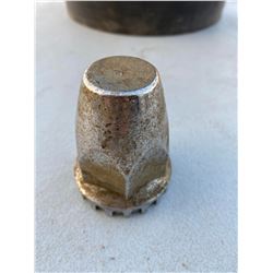 FT.MAC: BUCKET OF CHROME PLASTIC HIGHWAY TRACTOR