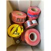 Image 1 : FT.MAC: LOT OF 10 ASSORTED ROLLS OF BARRICADE TAPE