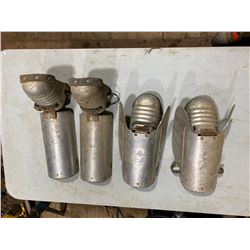 FT.MAC: 2 PAIR OF METAL JUMPING JACK FOOT/SHIN