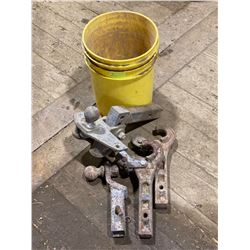 FT.MAC: LOT OF 4 ASSORTED HITCHES FOR 2"  RECEIVER