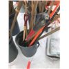 Image 1 : FT.MAC: ASSORTED BROOMS, SHOVELS, SCRAPERS