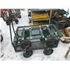Image 1 : FT.MAC: LOT OF 2 METAL UTILITY CARTS, 1 WITH FOLD