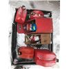 Image 1 : FT.MAC: ASSORTED GAS CANS AND FIRE EXTINGUISHERS