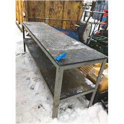 FT.MAC: METAL FRAME TABLE, 24" X 96" X 36"