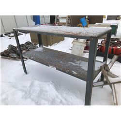 FT.MAC: METAL FRAME TABLE, 24" X 72" X 36"