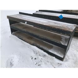 FT.MAC: METAL SHELVING UNIT, 24" X 96" X 38" HIGH