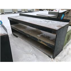 FT.MAC: METAL SHELVING UNIT, 24" X 96" X 38" HIGH