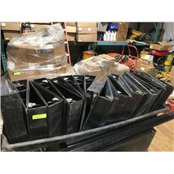 FT.MAC: BIN OF ASSORTED BINDERS