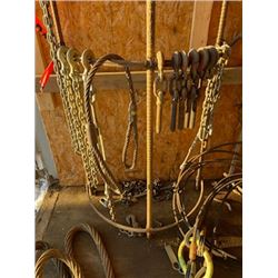 FT.MAC: ASSORTED RIGGING, (INCLUDED ARE ITEMS ON