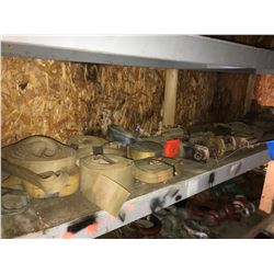 FT.MAC: ASSORTED WELD-MOUNT WINCHES AND STRAPS