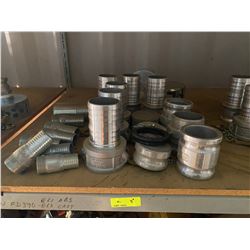 FT.MAC: LOT OF ASSORTED 3"CAM LOCK FITTINGS, INSERT